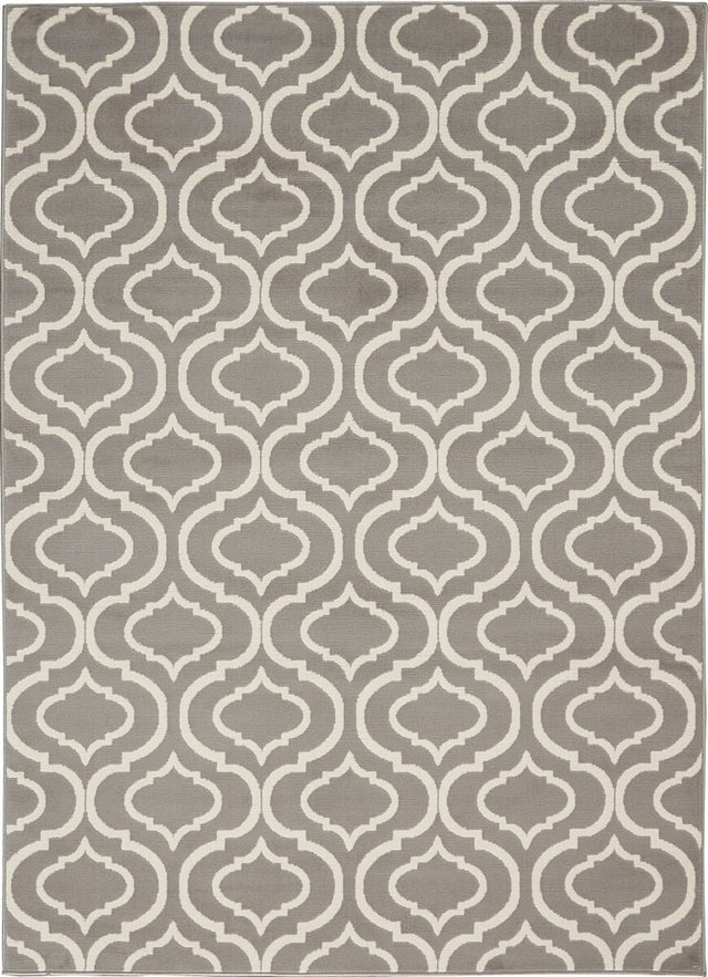 Nourison Jubilant Jub19 Grey Rugs - Nourison - 99446479716