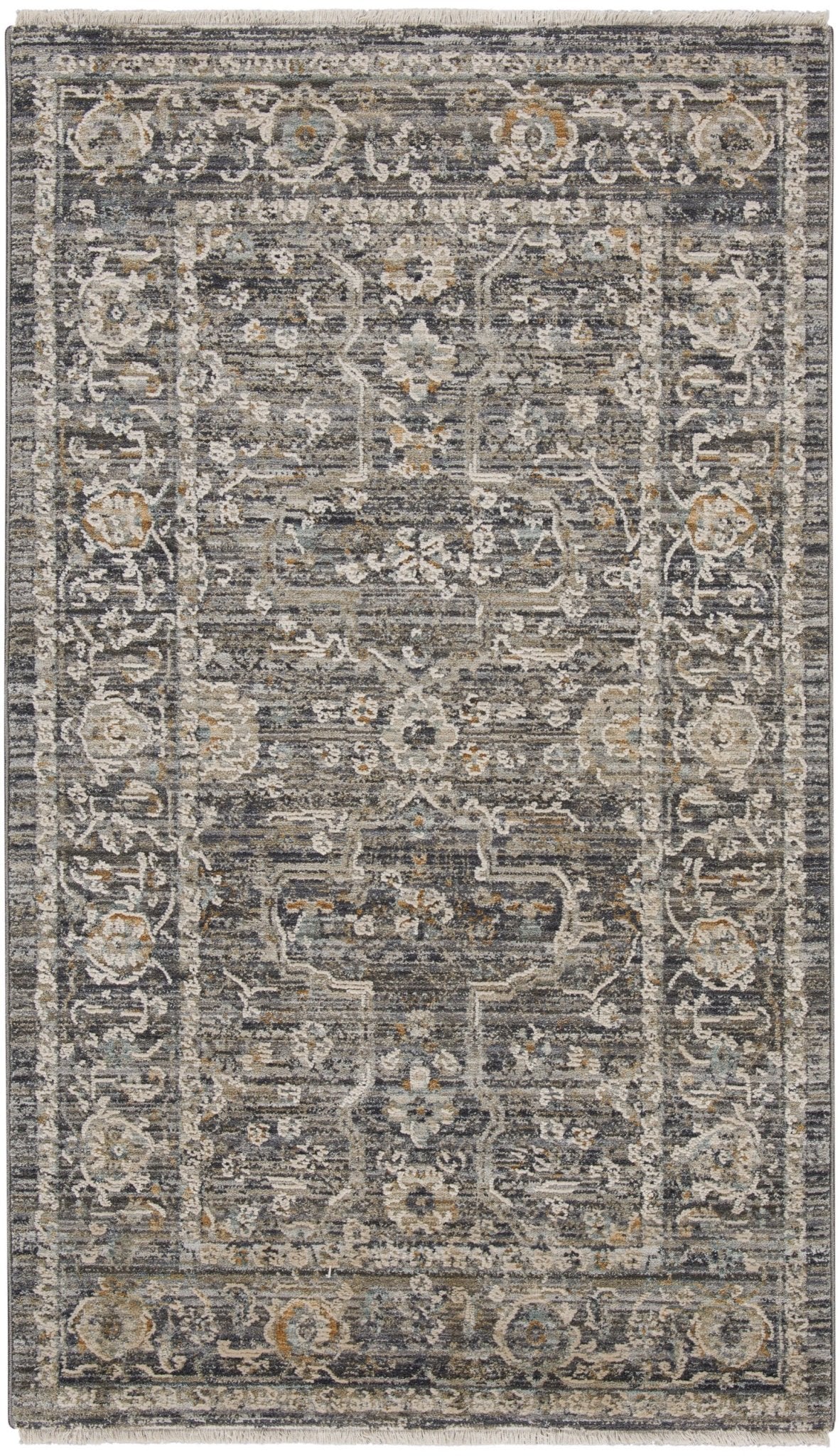 Nourison Lynx Lnx03 Slate Multicolor Rug - Nourison - 99446085788