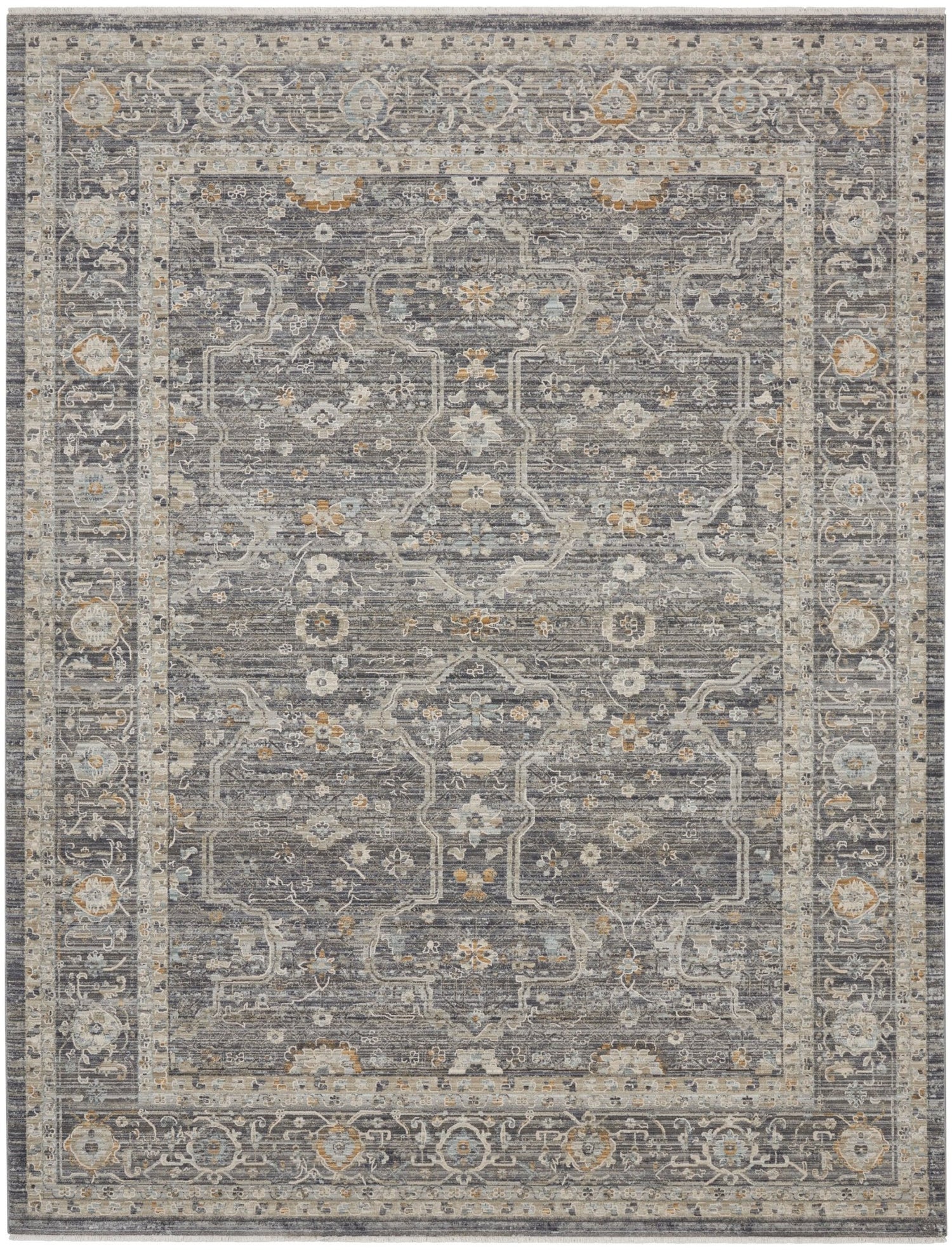 Nourison Lynx Lnx03 Slate Multicolor Rug - Nourison - 99446085795
