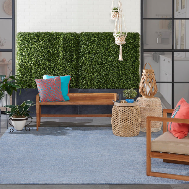 Nourison Nourison Essentials Nre01 Blue/Grey Rugs - Nourison - 99446822895