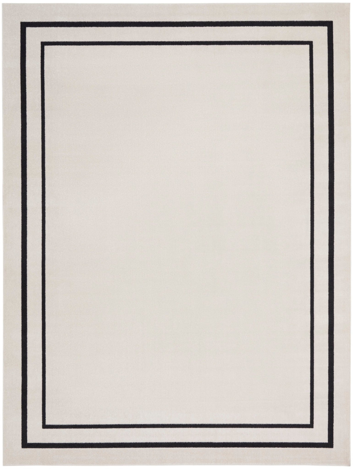 Nourison Nourison Essentials Nre02 Ivory/Black Rug - Nourison - 99446148230