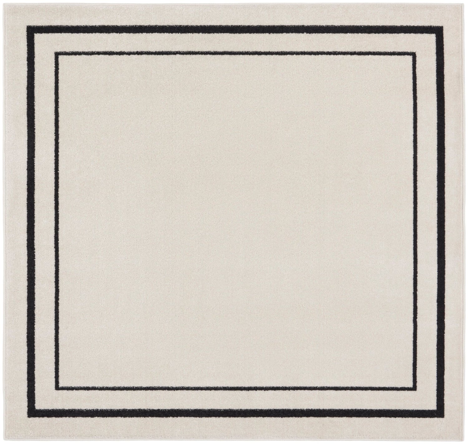 Nourison Nourison Essentials Nre02 Ivory/Black Rug - Nourison - 99446148247