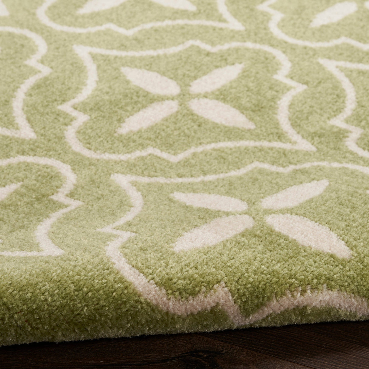 Nourison Nourison Essentials Nre04 Green Ivory Rug - Nourison - 99446940728