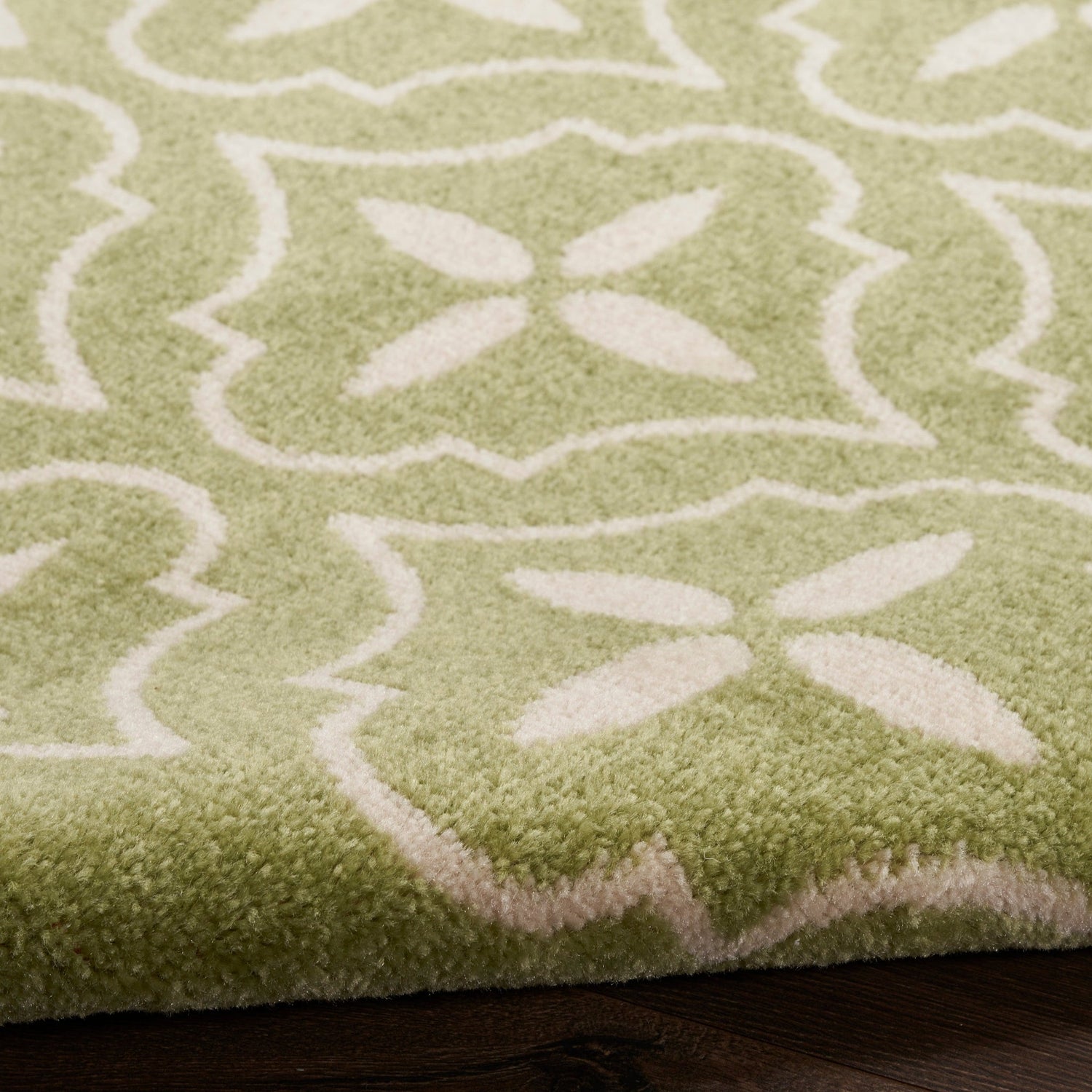 Nourison Nourison Essentials Nre04 Green Ivory Rug - Nourison - 99446940728