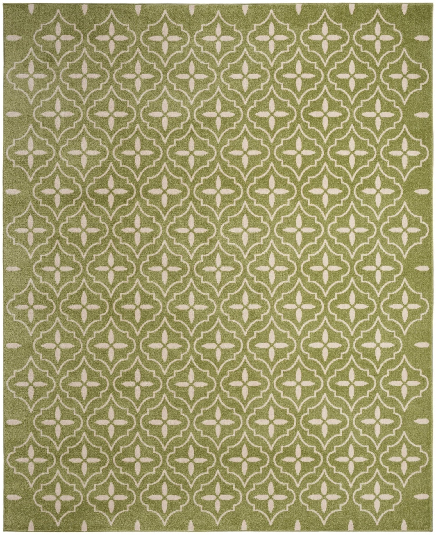 Nourison Nourison Essentials Nre04 Green Ivory Rug - Nourison - 99446940735