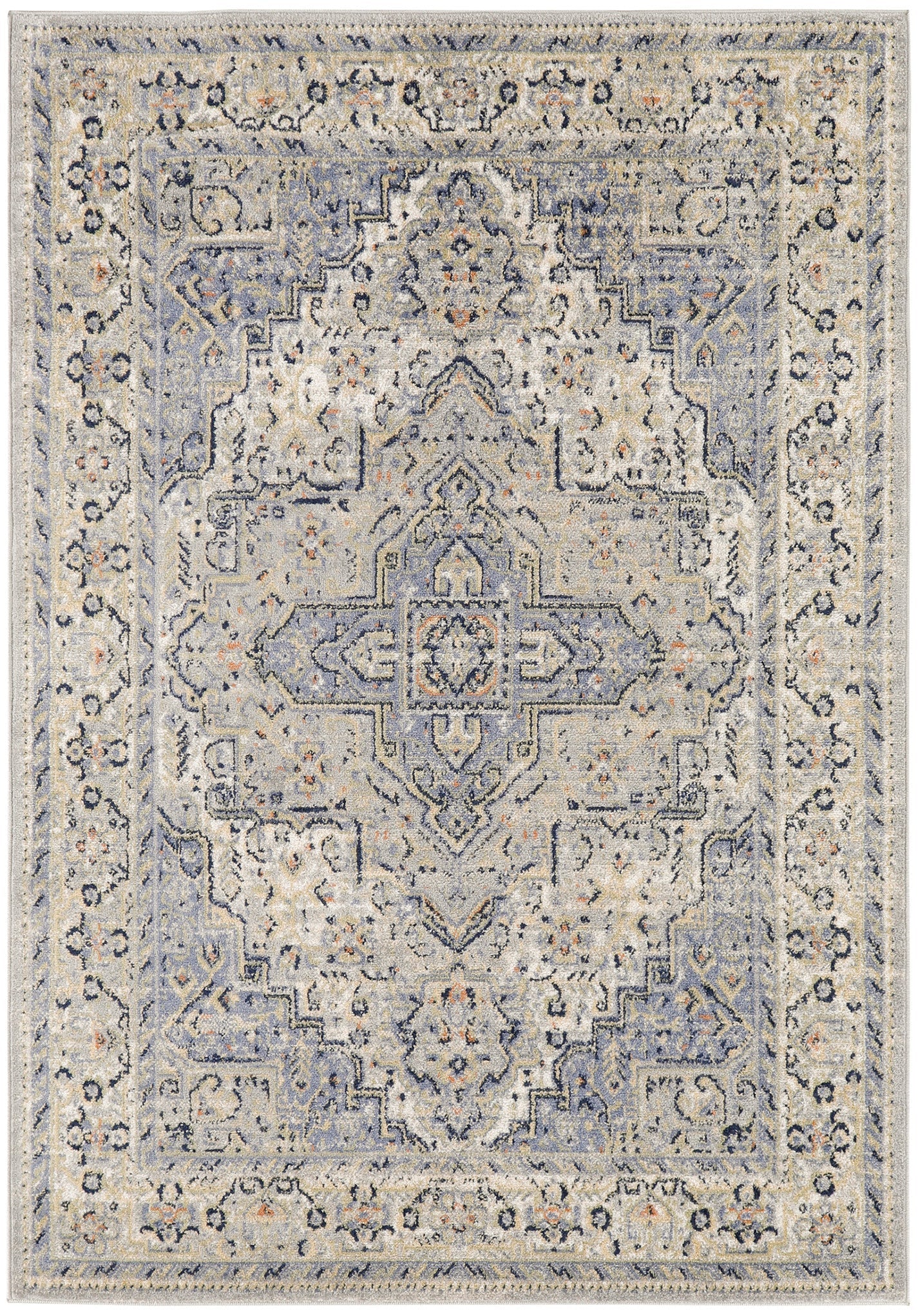 Nourison Nourison Essentials Persian Nre07 Blue Rug - Nourison - 99446965578