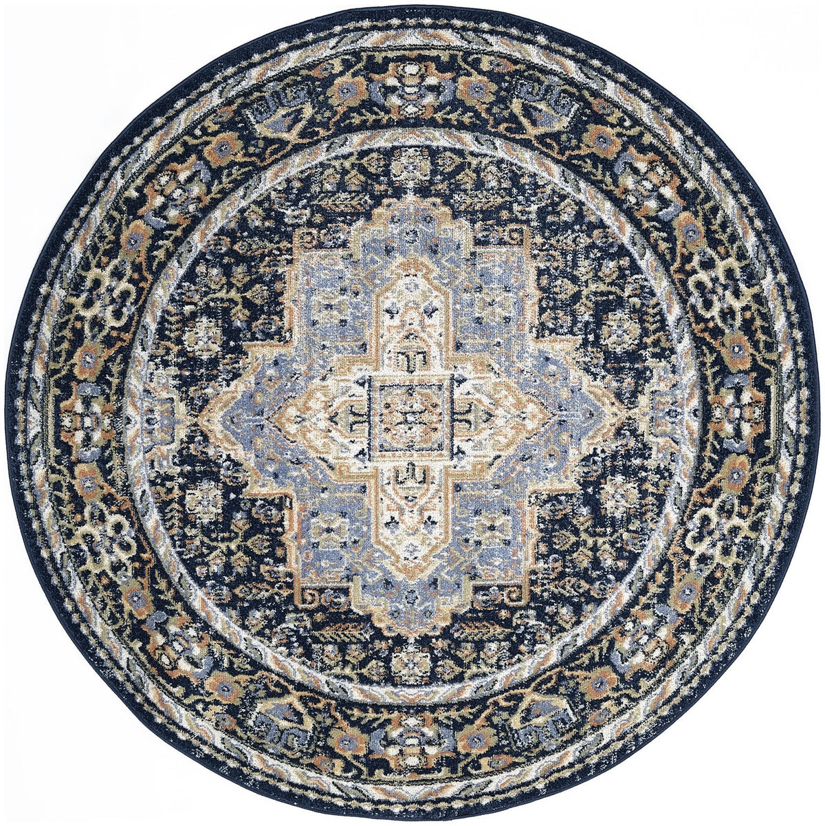 Nourison Nourison Essentials Persian Nre07 Navy Rug - 99446965448