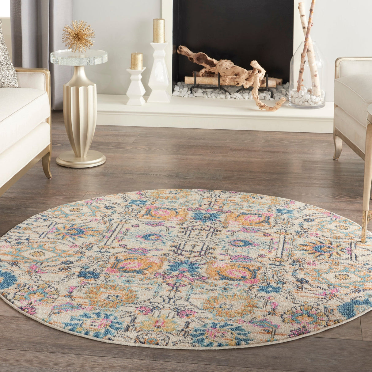 Nourison Passion Psn01 Ivory/Multi Rug - Nourison - 99446272072