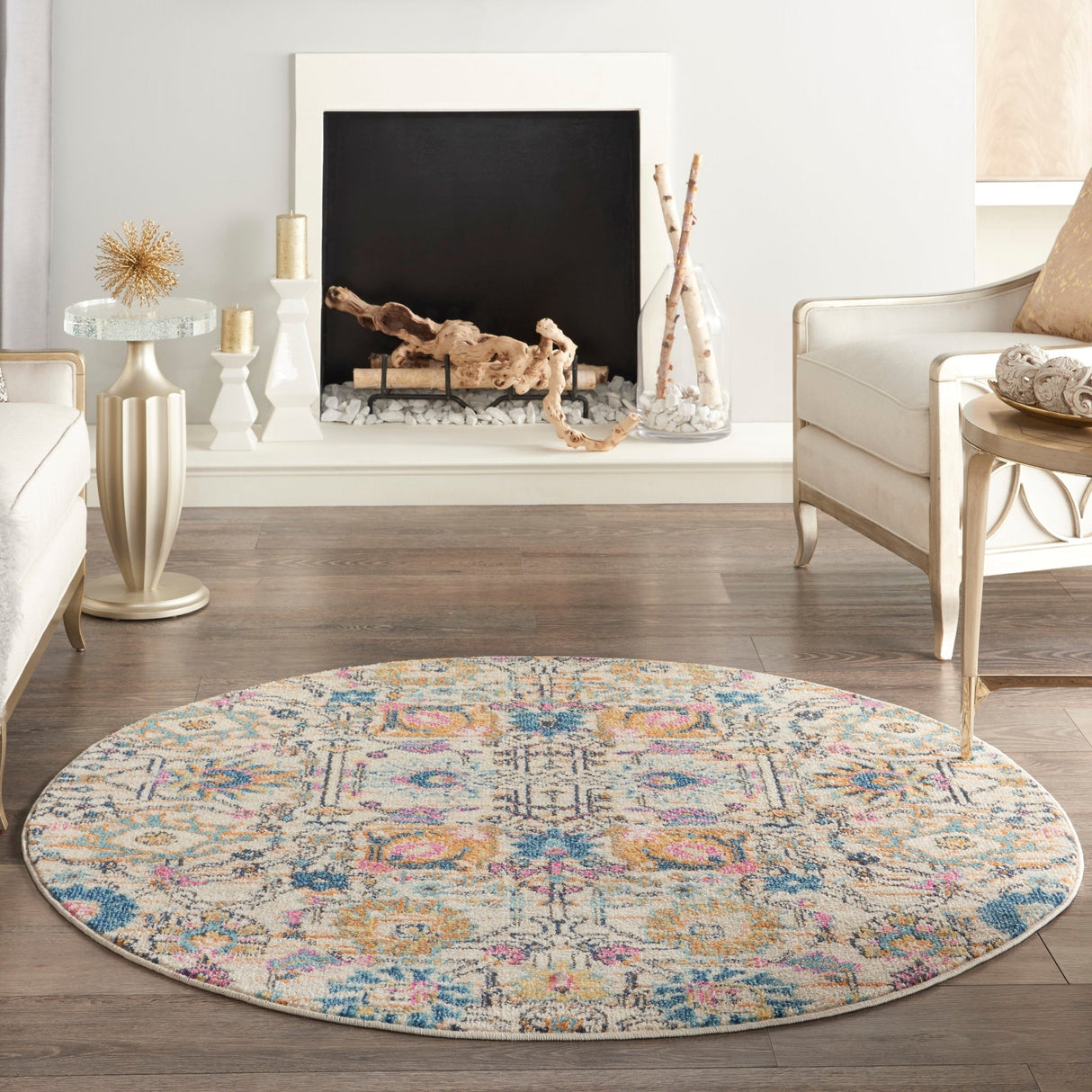 Nourison Passion Psn01 Ivory/Multi Rug - Nourison - 99446809186