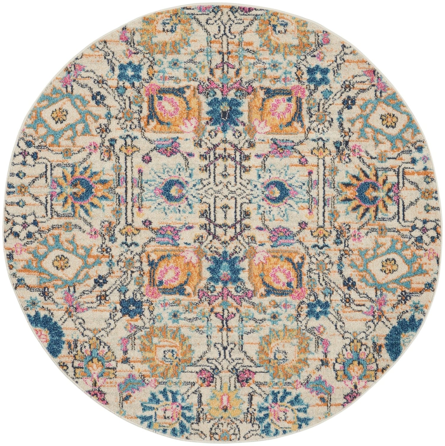 Nourison Passion Psn01 Ivory/Multi Rug - Nourison - 99446809186