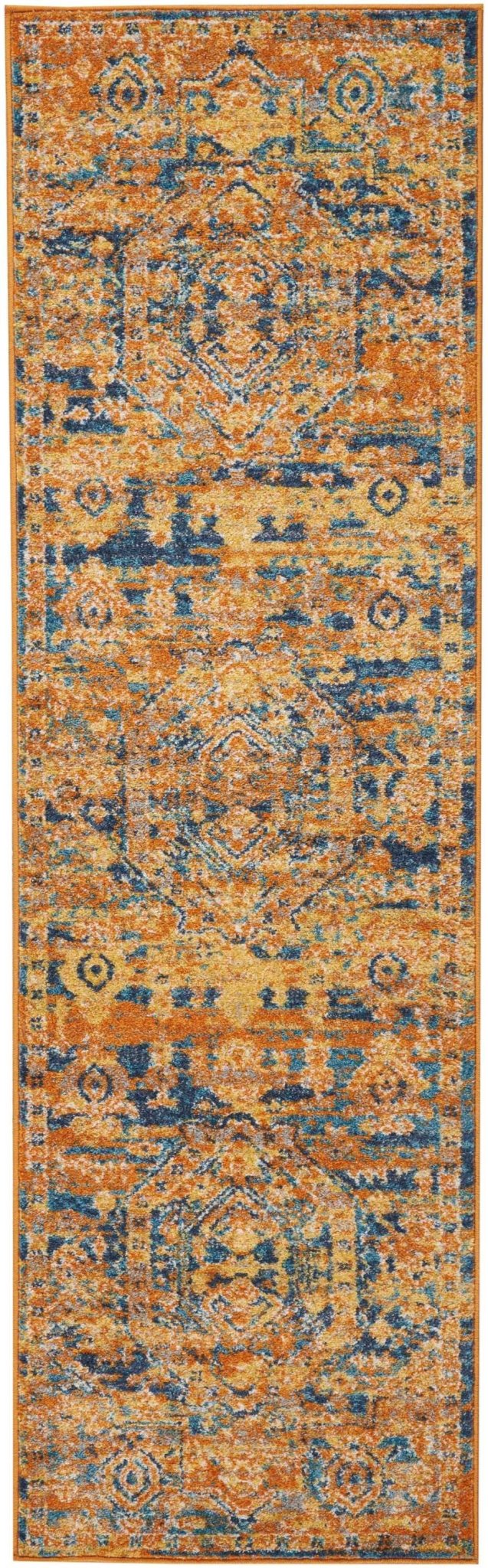 Nourison Passion Psn07 Teal/Sun Rug - Nourison - 99446388346