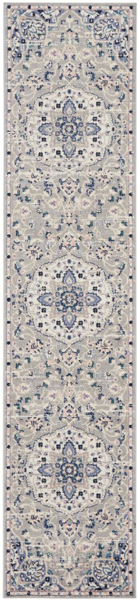 Nourison Passion Psn22 Grey/Beige Rug - Nourison - 99446018878