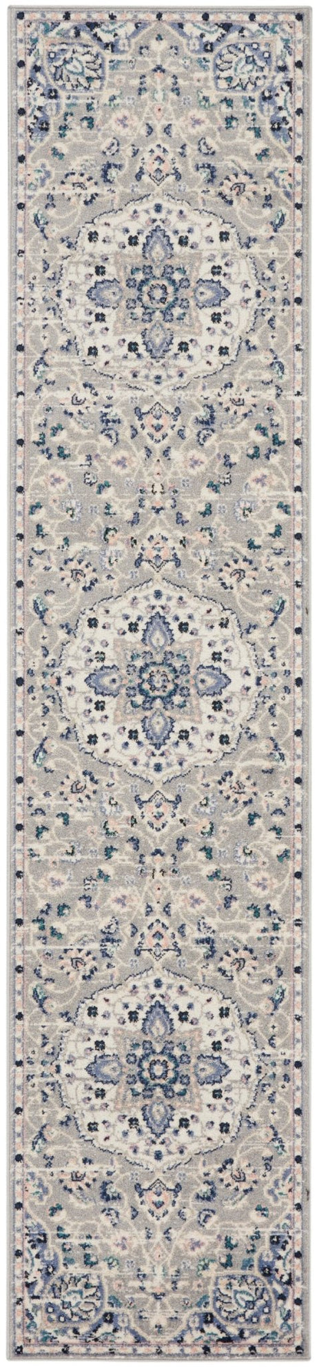Nourison Passion Psn22 Grey/Beige Rug - Nourison - 99446018878