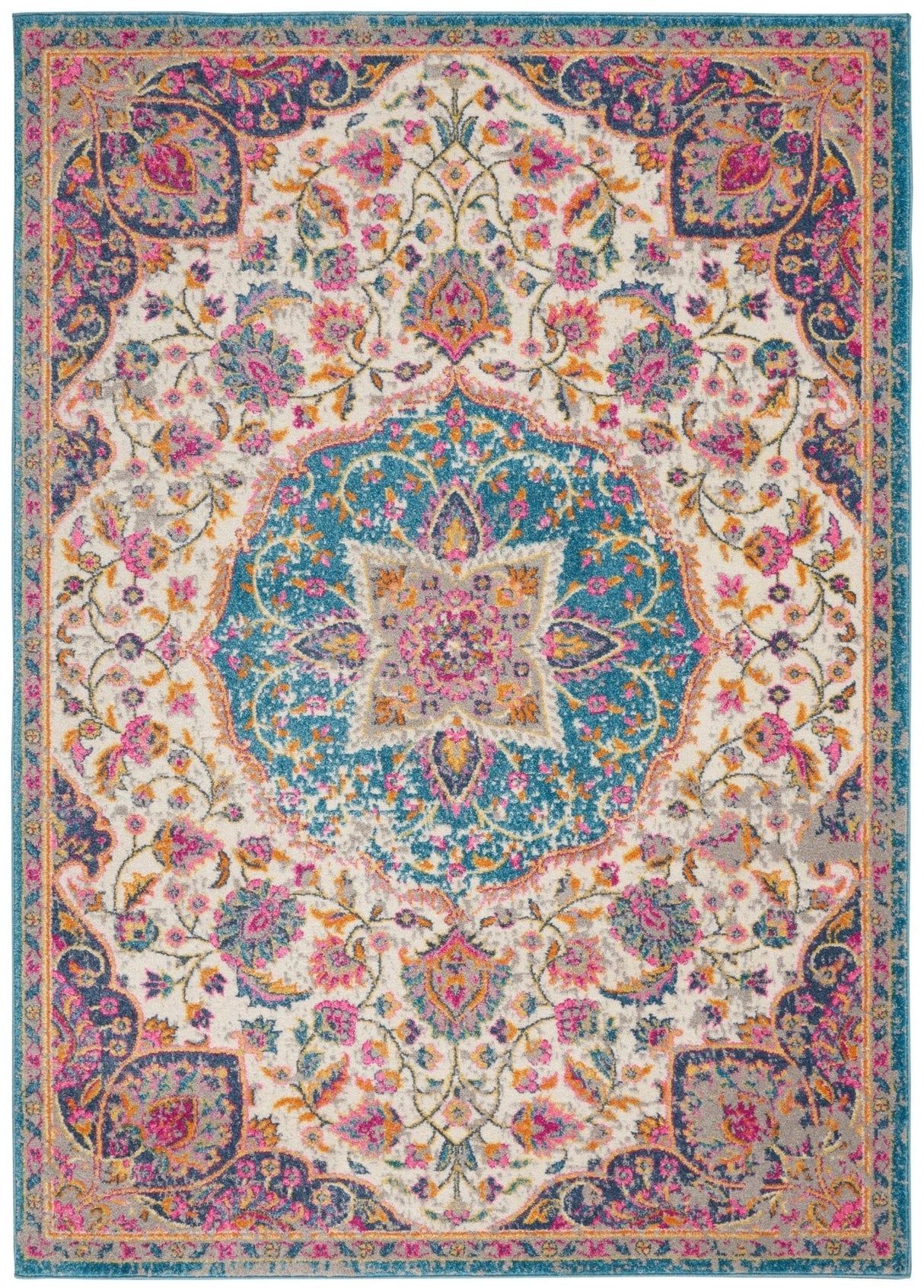 Nourison Passion Psn22 Ivory/Multi Rugs - Nourison - 99446717511