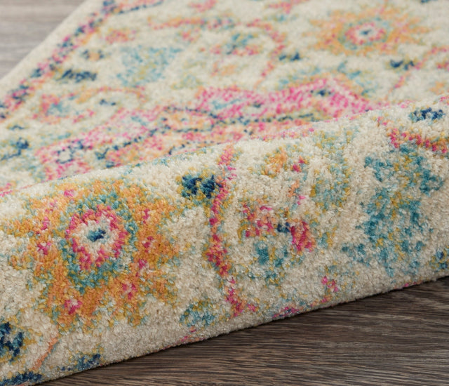 Nourison Passion Psn25 Ivory/Pink Rugs - Nourison - 99446748195