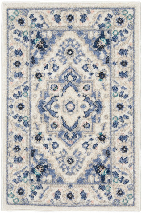 Nourison Passion Psn33 Ivory/Grey Rug - Nourison - 99446018991