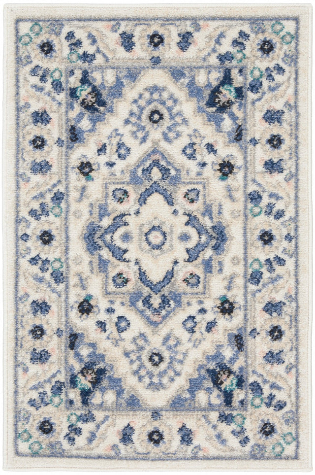 Nourison Passion Psn33 Ivory/Grey Rug - Nourison - 99446018991
