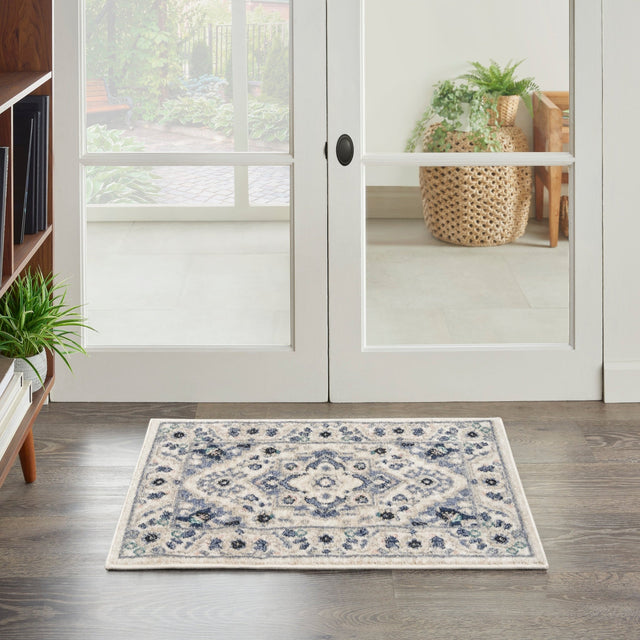 Nourison Passion Psn33 Ivory/Grey Rug - Nourison - 99446018991