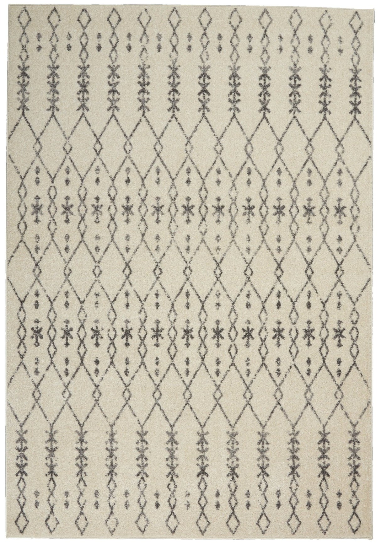 Nourison Passion Psn40 Ivory/Grey Rugs - Nourison - 99446793331