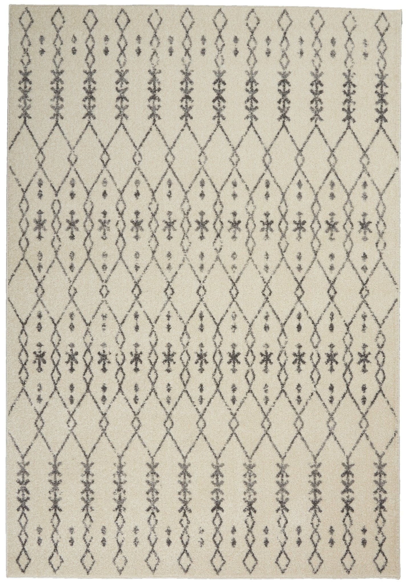 Nourison Passion Psn40 Ivory/Grey Rugs - Nourison - 99446793331