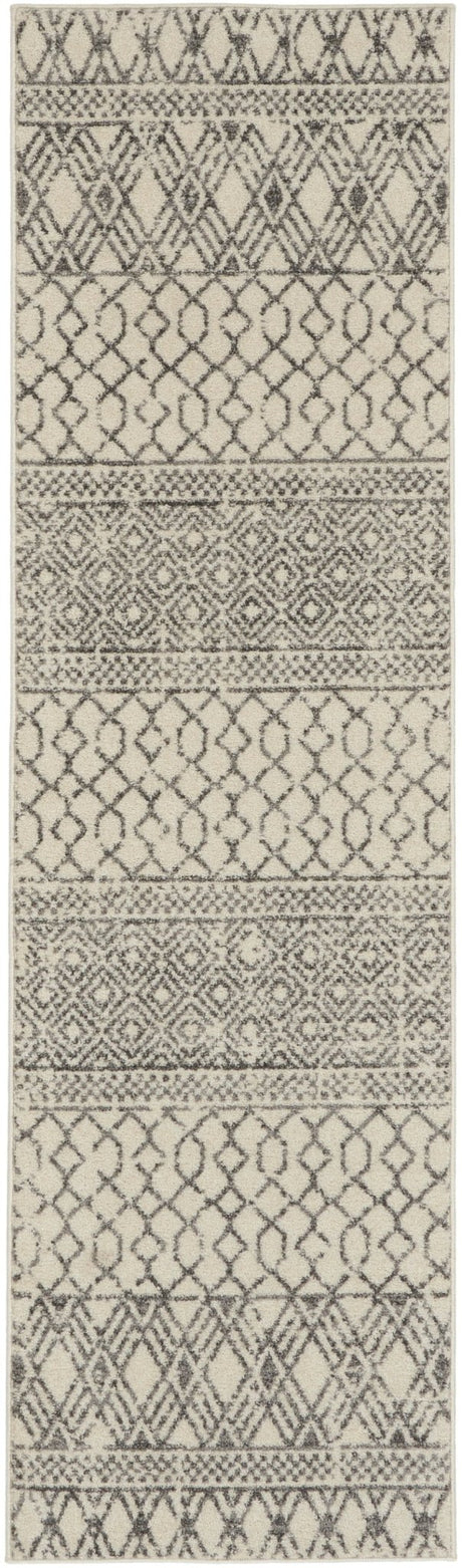 Nourison Passion Psn43 Ivory/Grey Rugs - Nourison - 99446793560