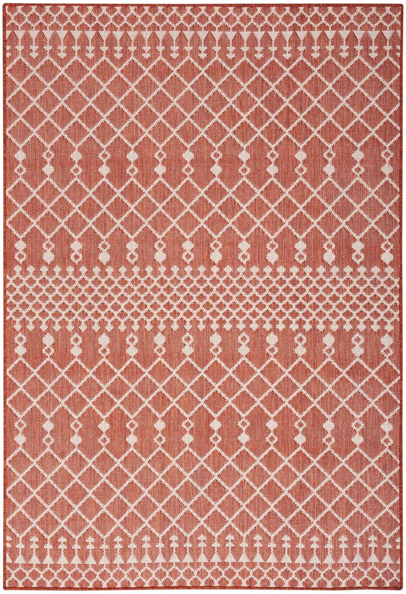 Nourison Positano Pos02 Terracotta Rug - Nourison - 99446902986