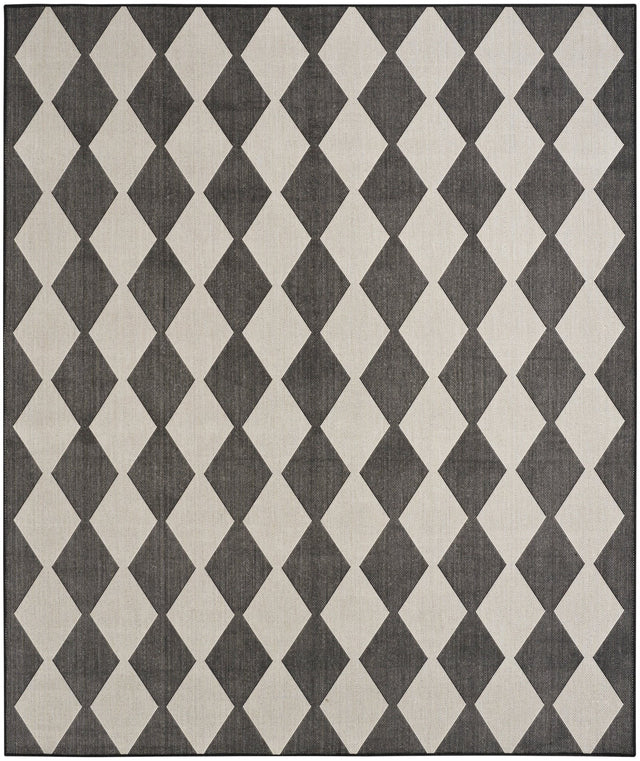 Nourison Positano Pos04 Black Rug - Nourison - 99446938114