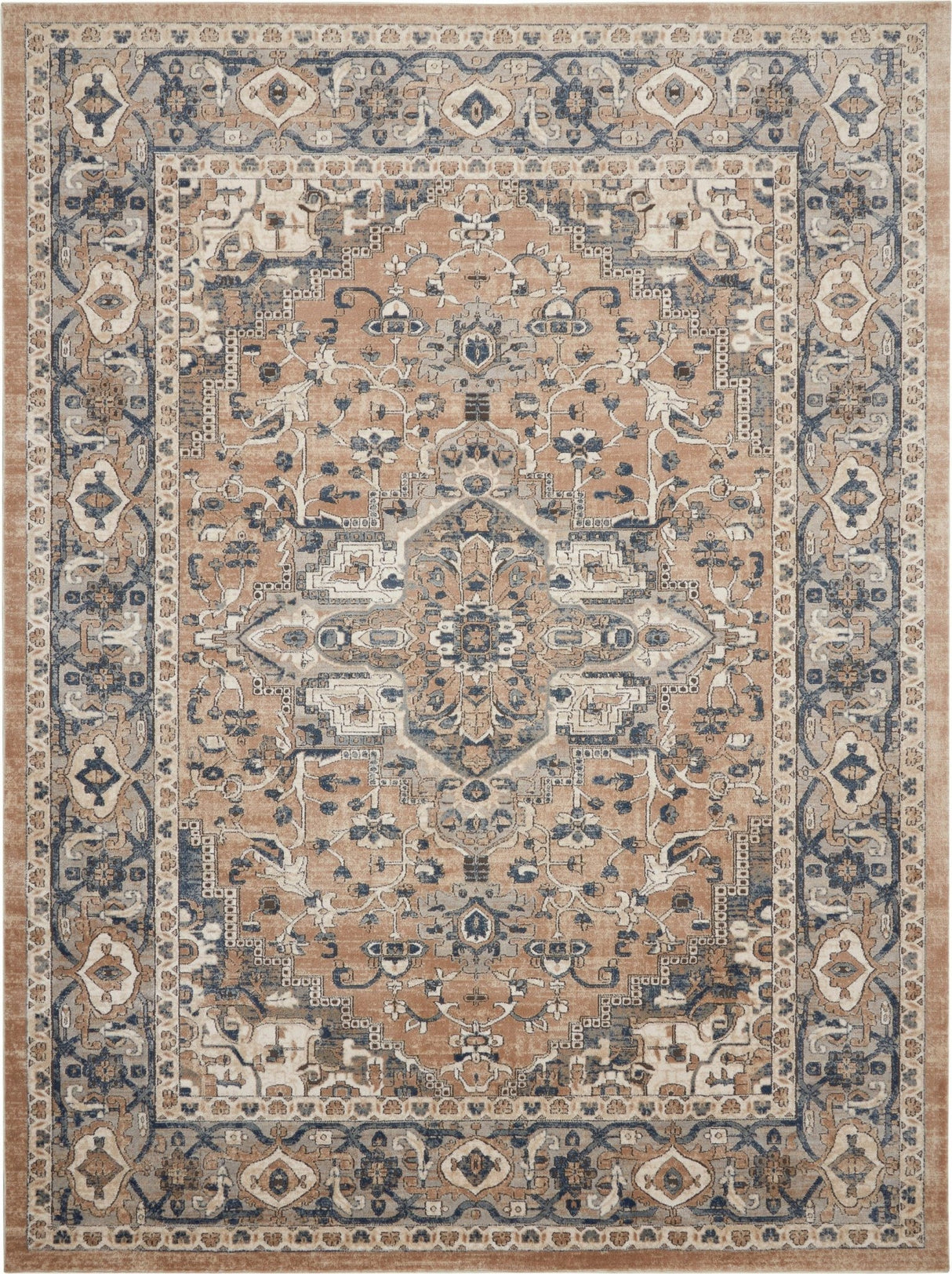 Nourison Quarry Qua05 Beige/Grey Rugs - Nourison - 99446746696