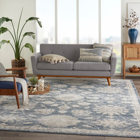 Nourison Quarry Qua06 Blue/Beige Rugs - Nourison - 99446746931