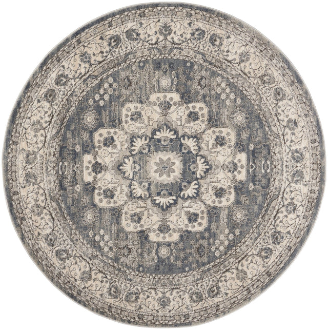 Nourison Quarry Qua07 Grey/Ivory Rugs - Nourison - 99446391018