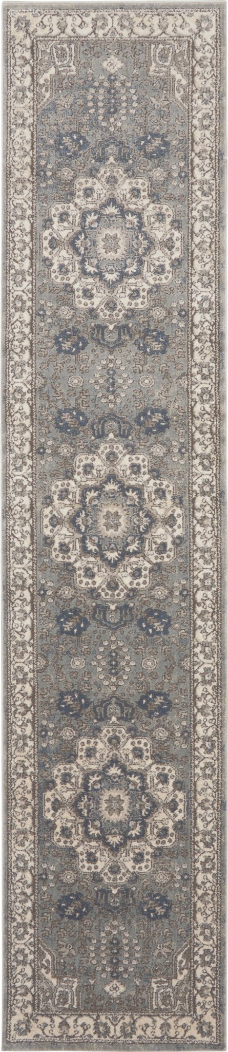 Nourison Quarry Qua07 Grey/Ivory Rugs - Nourison - 99446747037