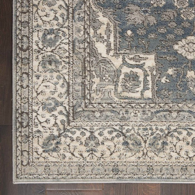 Nourison Quarry Qua07 Grey/Ivory Rugs - Nourison - 99446747037