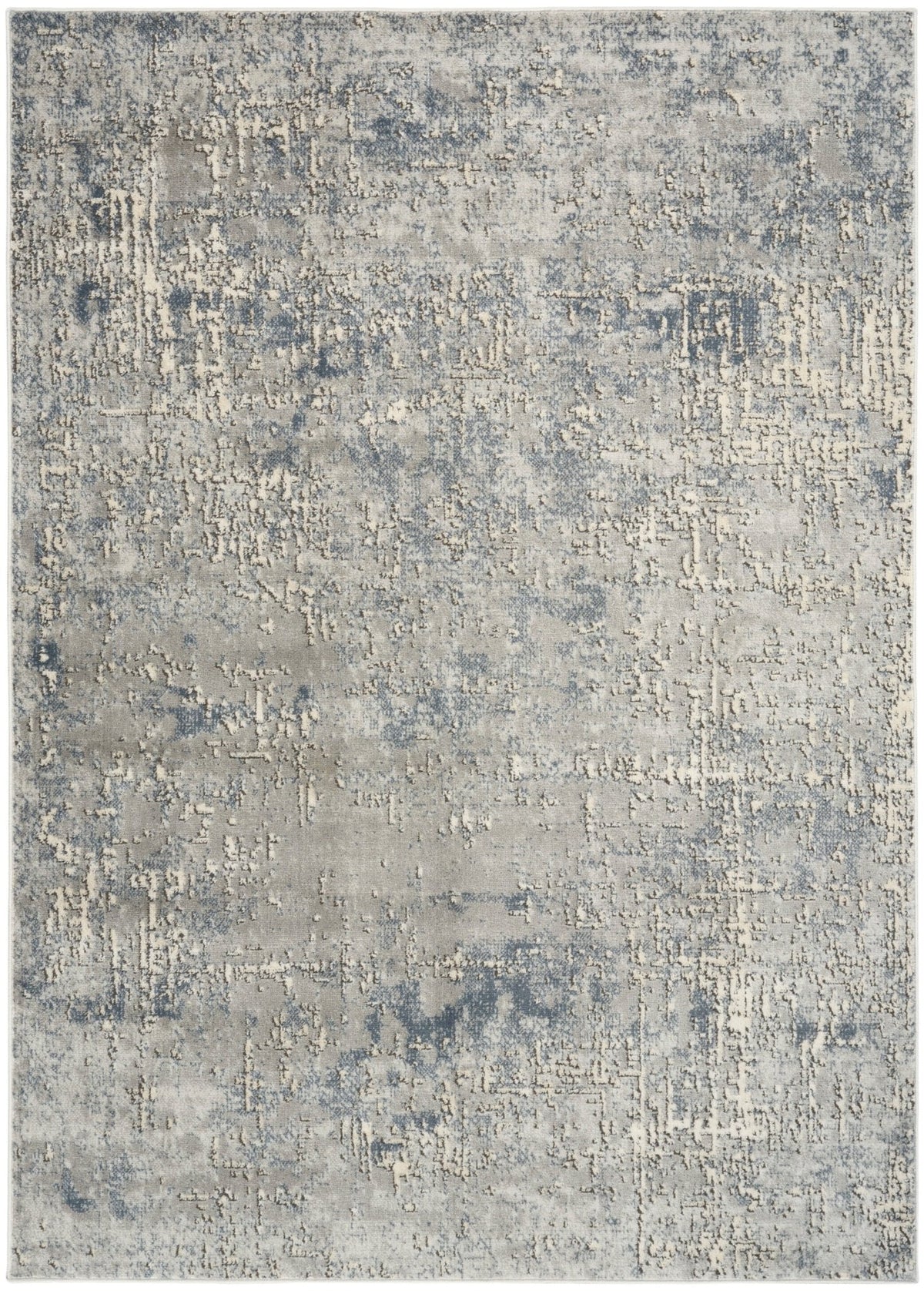 Nourison Quarry QUA17 Machine Made Dark, Grey Rug