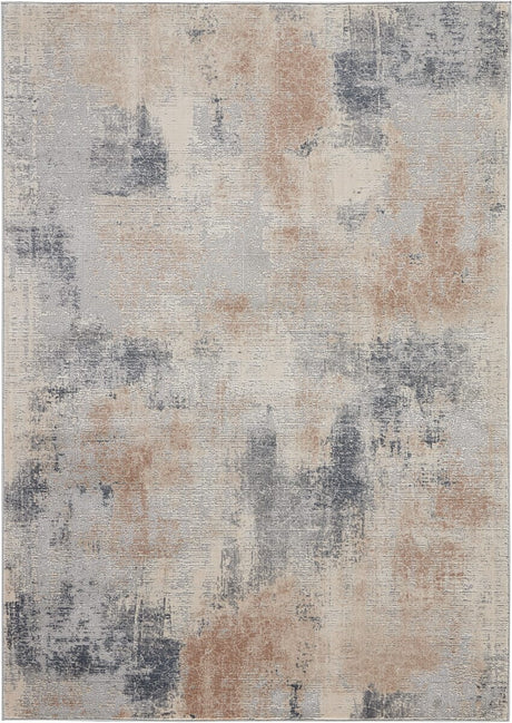 Nourison Rustic Textures Rus02 Beige / Grey Rugs - Nourison - 99446461933
