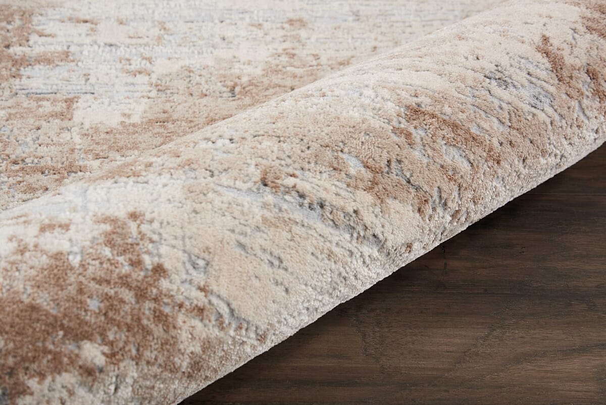 Nourison Rustic Textures Rus03 Beige Rug - Nourison - 99446461988