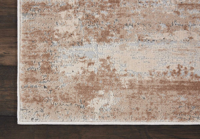 Nourison Rustic Textures Rus03 Beige Rug - Nourison - 99446461995