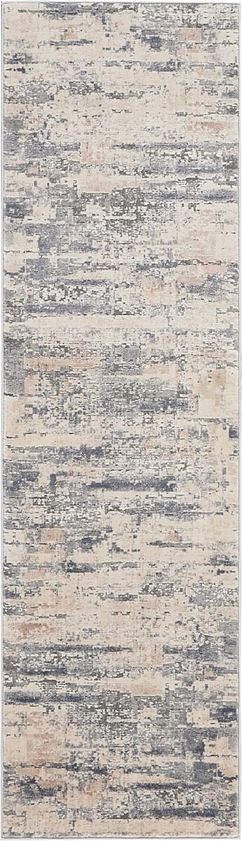 Nourison Rustic Textures Rus04 Beige/Grey Rug - Nourison - 99446462039