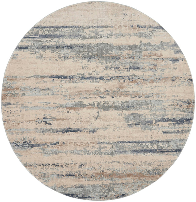 Nourison Rustic Textures Rus04 Beige/Grey Rug - Nourison - 99446835673