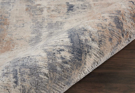 Nourison Rustic Textures Rus05 Beige / Grey Rugs - Nourison - 99446460424