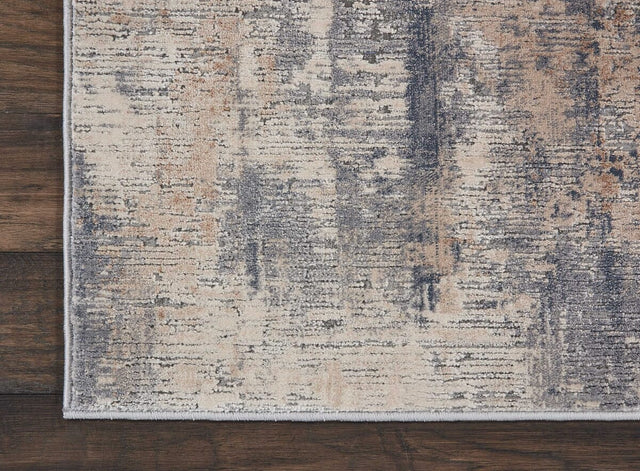 Nourison Rustic Textures Rus05 Beige / Grey Rugs - Nourison - 99446460431