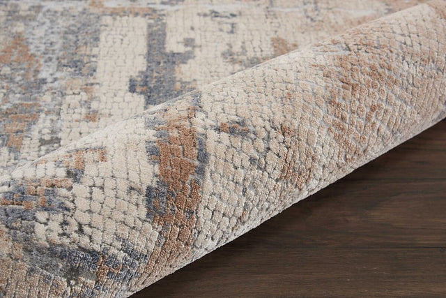 Nourison Rustic Textures Rus06 Beige / Grey Rugs - Nourison - 99446462169