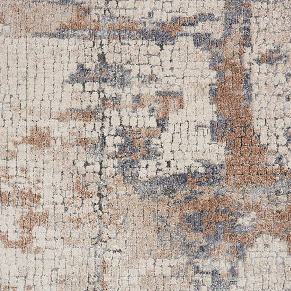 Nourison Rustic Textures Rus06 Beige / Grey Rugs - Nourison - 99446462237