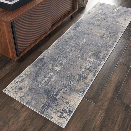 Nourison Rustic Textures Rus06 Grey / Beige Rugs - Nourison - 99446462275