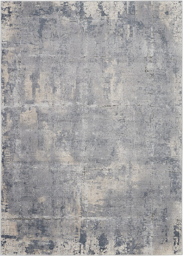 Nourison Rustic Textures Rus06 Grey / Beige Rugs - Nourison - 99446462299