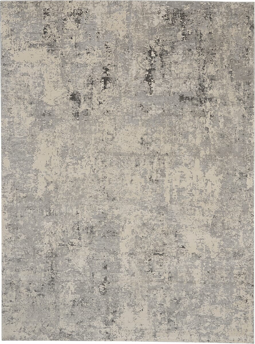 Nourison Rustic Textures Rus07 Grey / Beige Rugs - Nourison - 99446496249