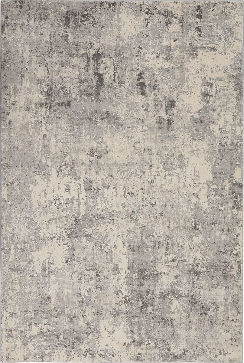 Nourison Rustic Textures Rus07 Grey / Beige Rugs - Nourison - 99446496256