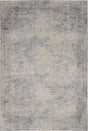 Nourison Rustic Textures Rus09 Ivory Light Blue Rug - Nourison - 99446496430