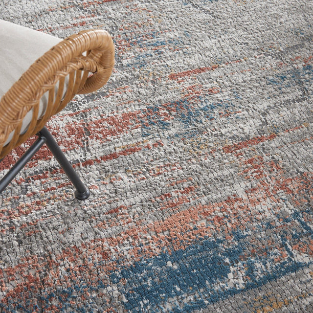 Nourison Rustic Textures Rus11 Multicolor Rugs - Nourison - 99446835796