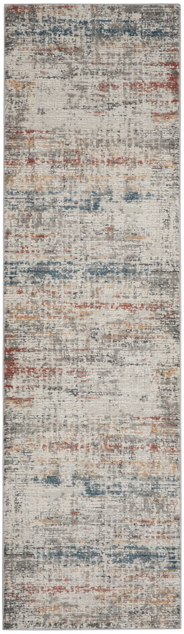 Nourison Rustic Textures Rus14 Light Grey Multi Rugs - Nourison - 99446799234