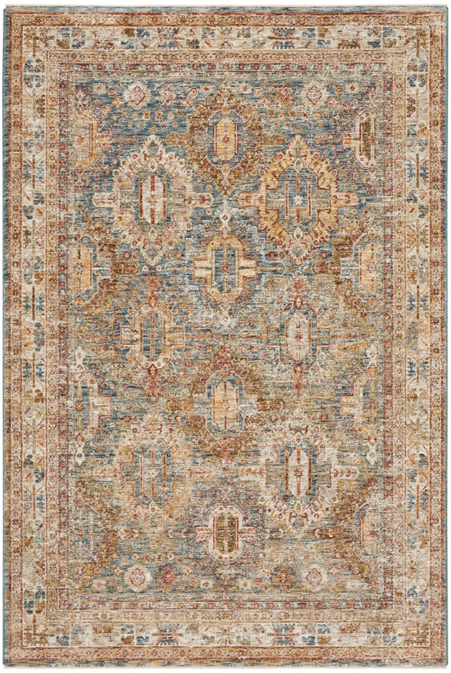 Nourison Sahar Shr01 Blue Rug - Nourison - 99446022707